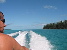 on the boat
